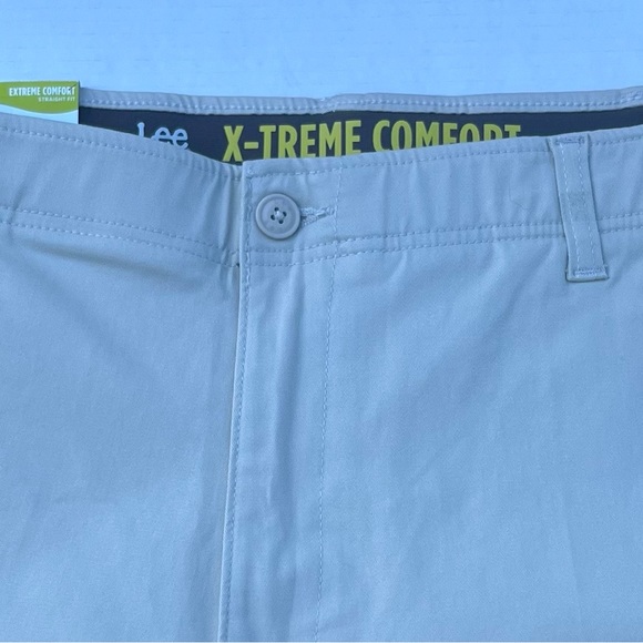 Men’s Lee Performance Series Straight Fit Pants Stone Active Stretch 44x34 New - Picture 7 of 13